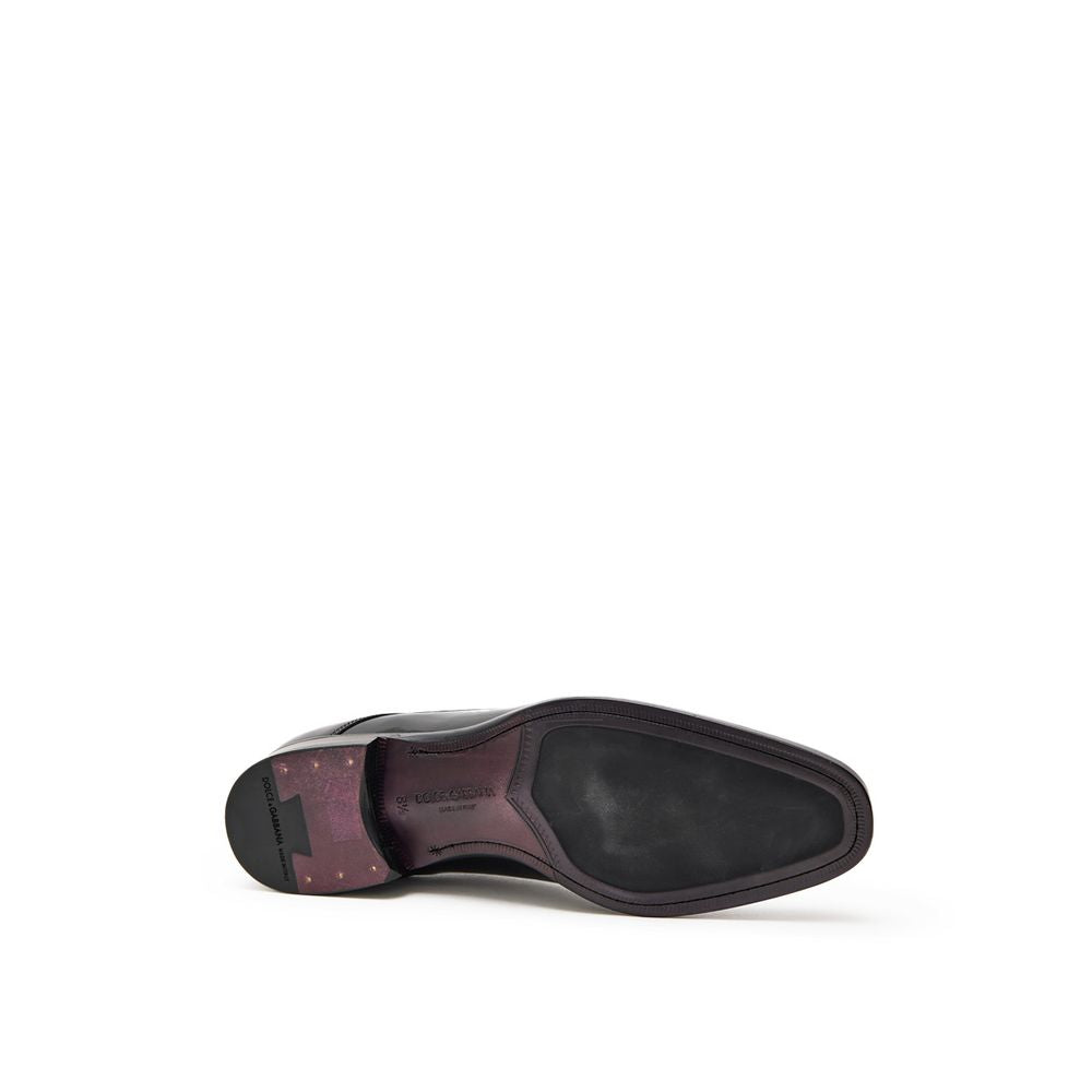 Dolce & Gabbana Black Leather Oxfords And Derbies | Regal Royce