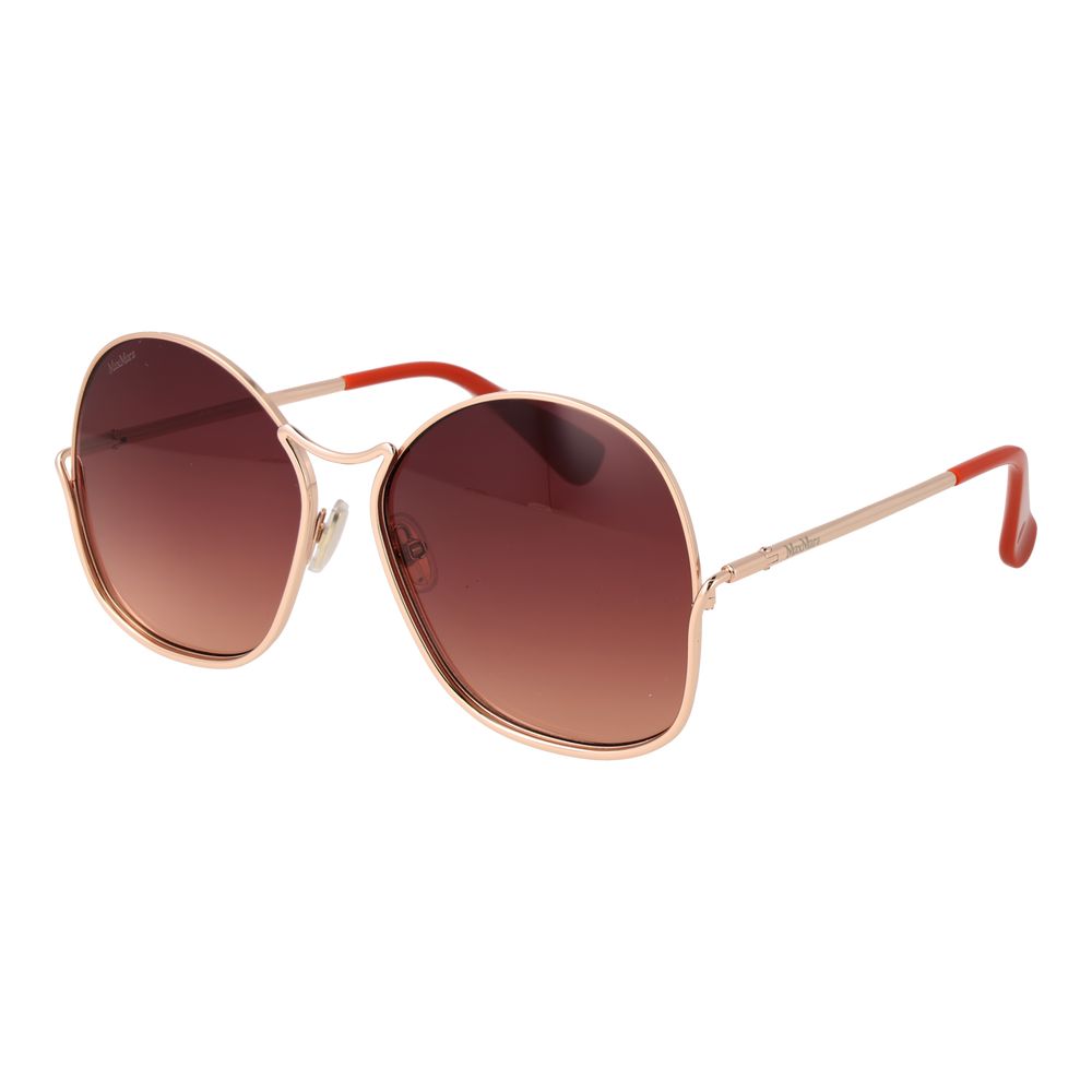 Max Mara Rose Gold Metal Sunglasses | Regal Royce