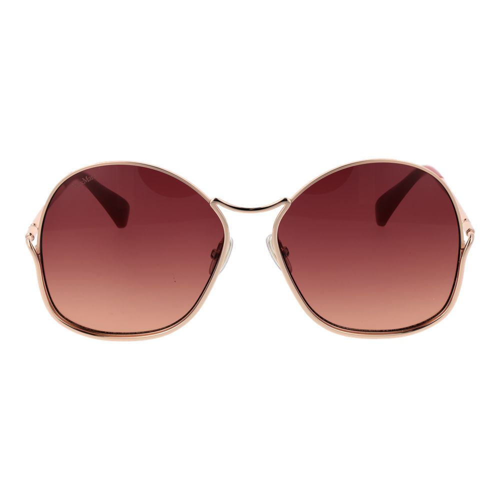 Max Mara Rose Gold Metal Sunglasses | Regal Royce