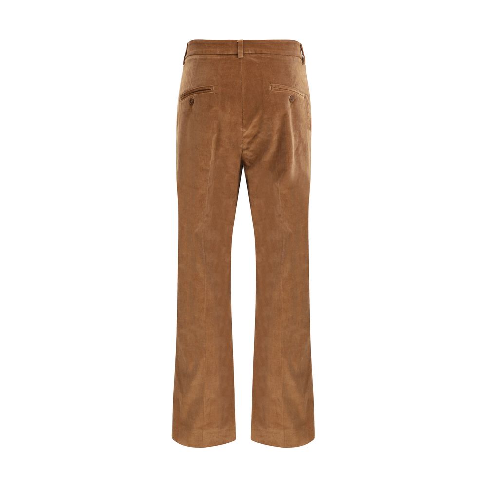 Max Mara Brown Cotton Casual Pants | Regal Royce