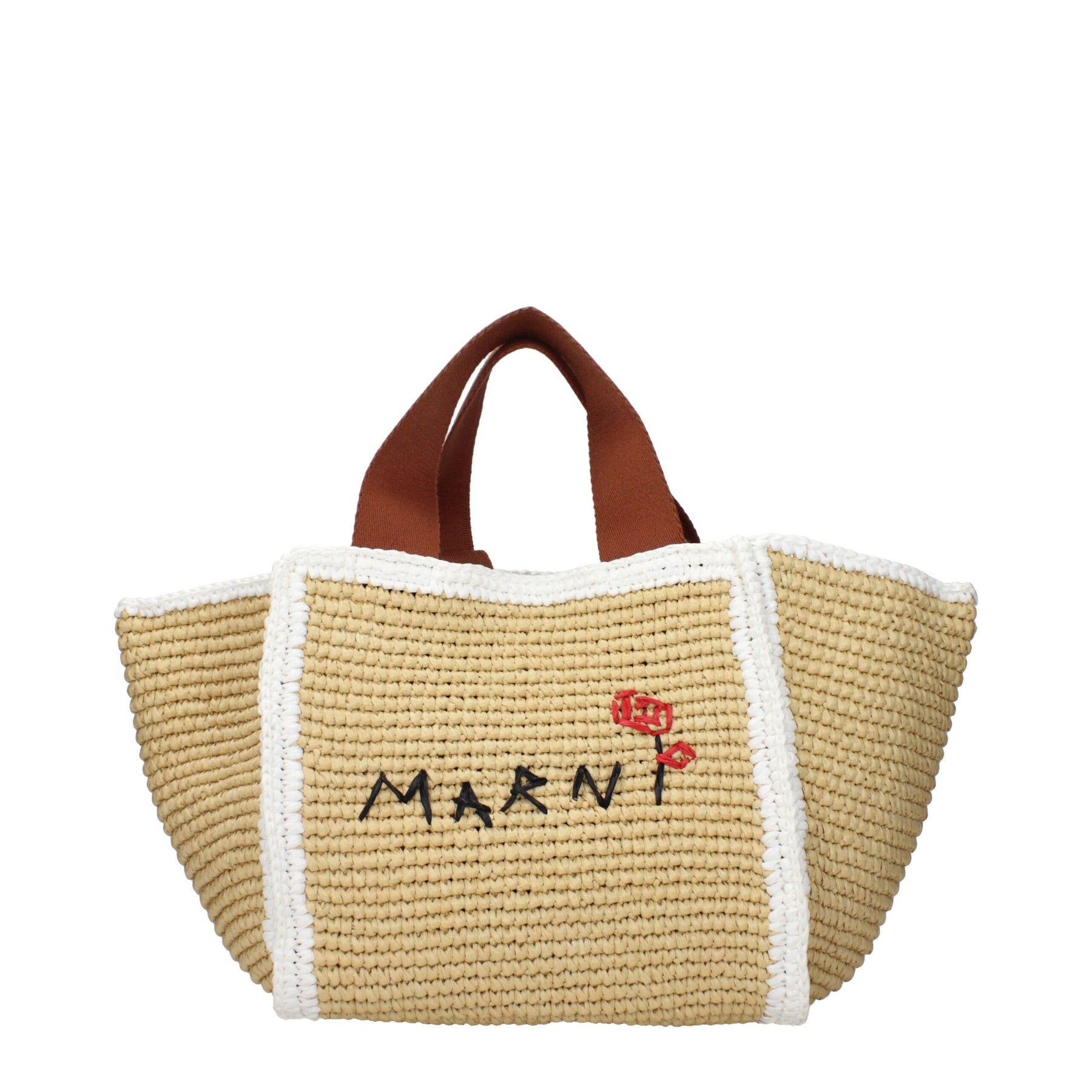 Marni Beige Raffia Handbag | Regal Royce