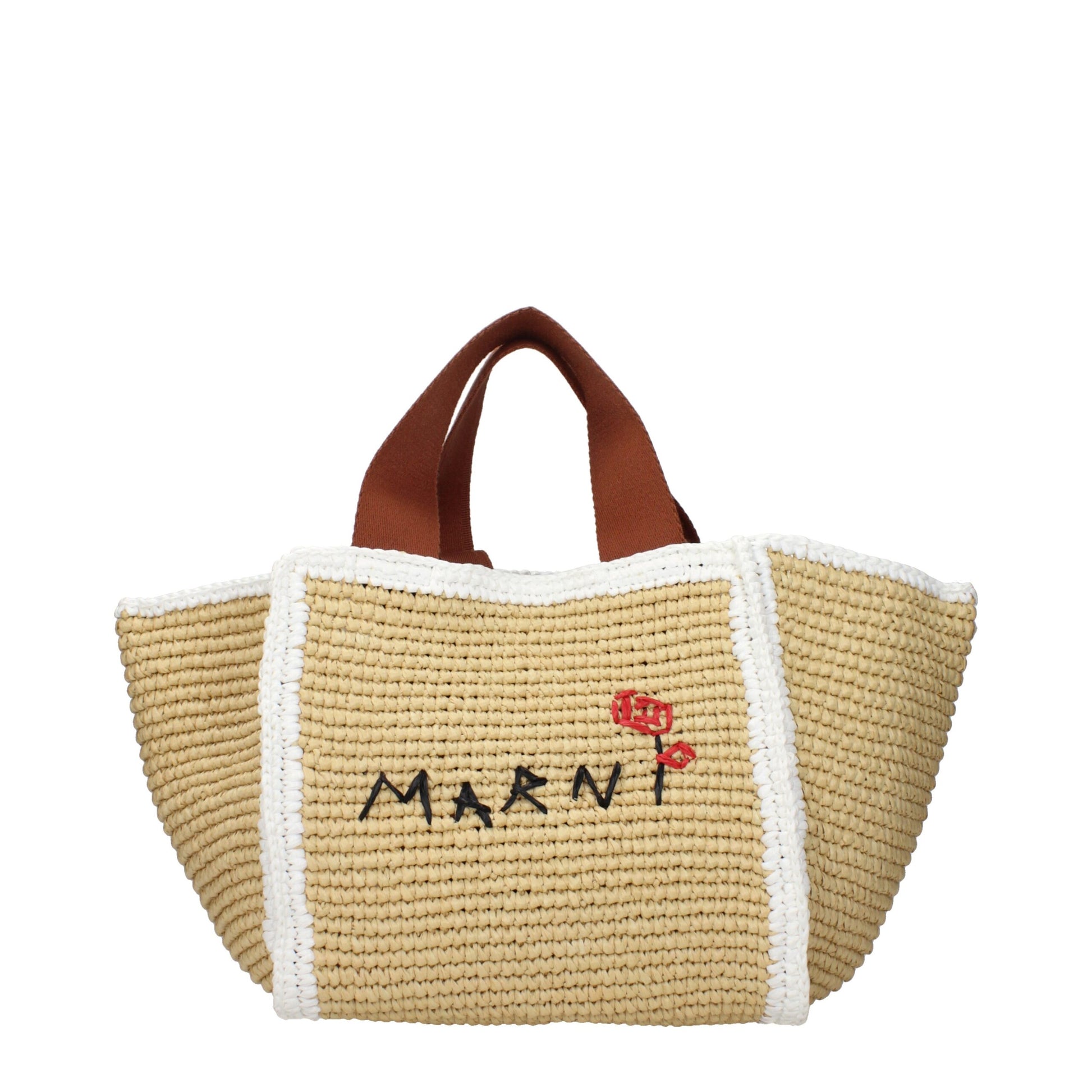 Marni Beige Raffia Handbag | Regal Royce