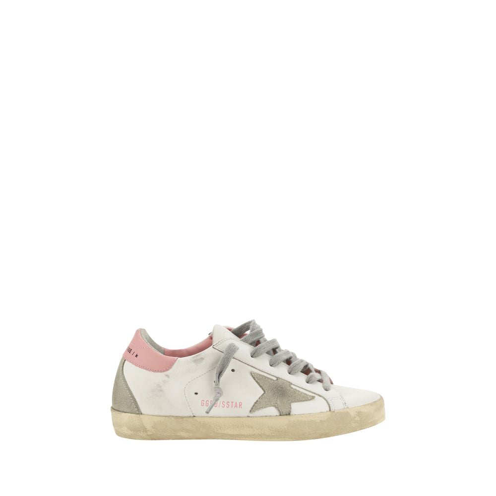 Golden Goose White Calf Leather Bos Taurus Low Top Sneakers | Regal Royce