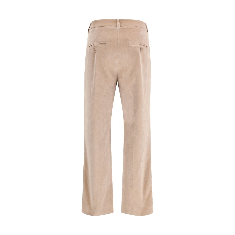 Max Mara Beige Cotton Casual Pants | Regal Royce