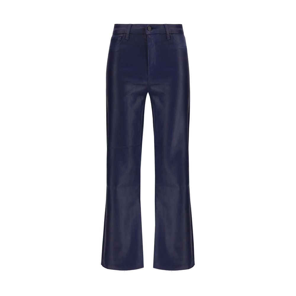 L'Agence Blue Cotton High-Waisted Jean | Regal Royce