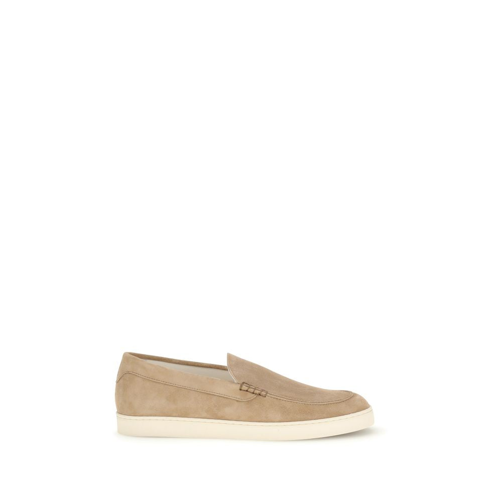 Brunello Cucinelli Beige Rubber Slip-On Loafers | Regal Royce