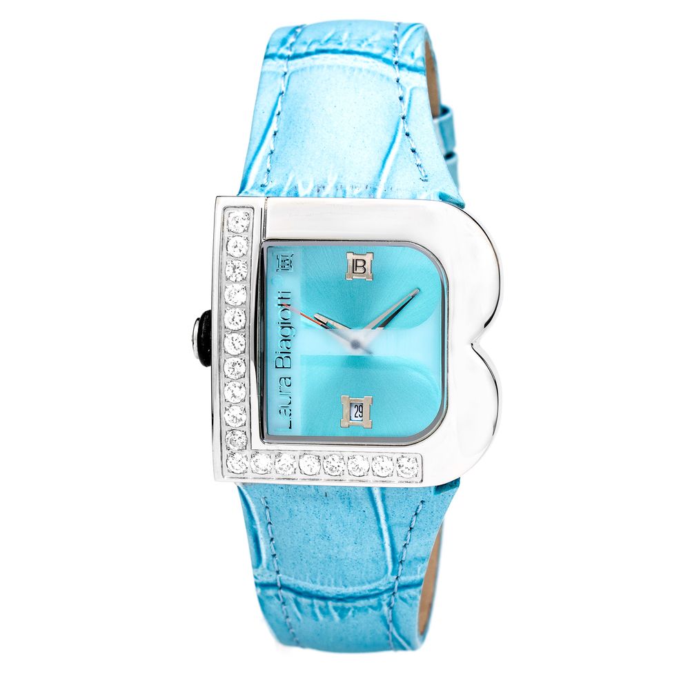 Laura Biagiotti Blue Leather Dress Watch | Regal Royce
