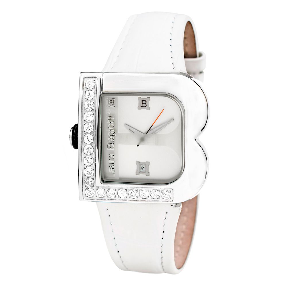 Laura Biagiotti White Leather Dress Watch | Regal Royce