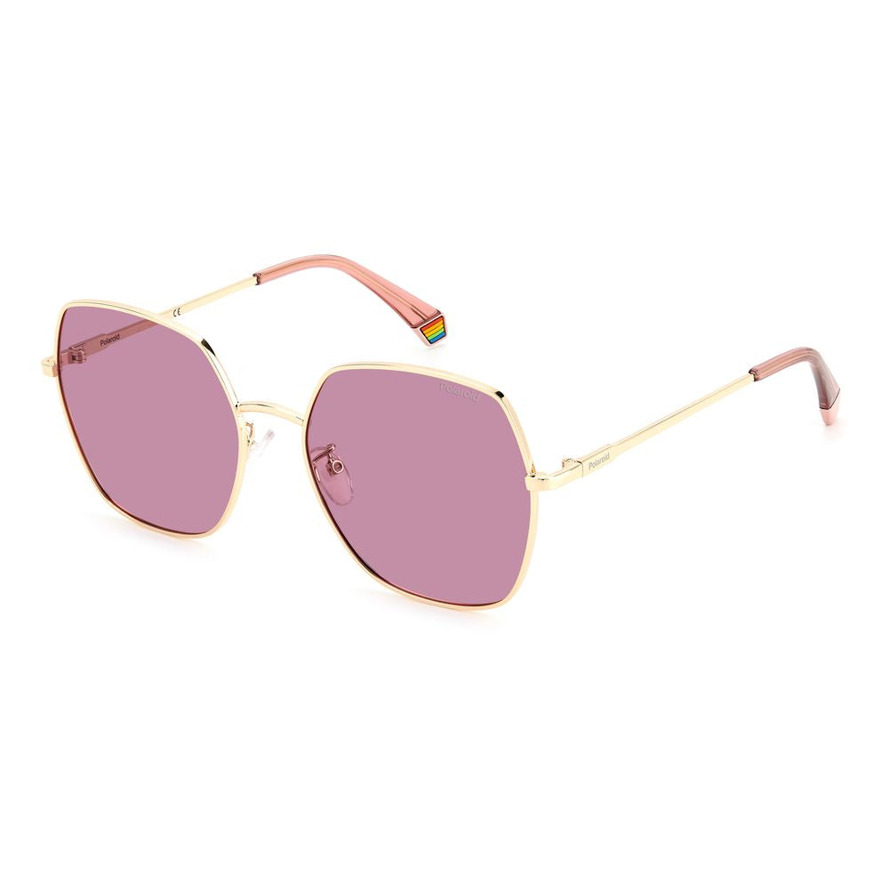 Polaroid Rose Gold Stainless Steel Sunglasses | Regal Royce