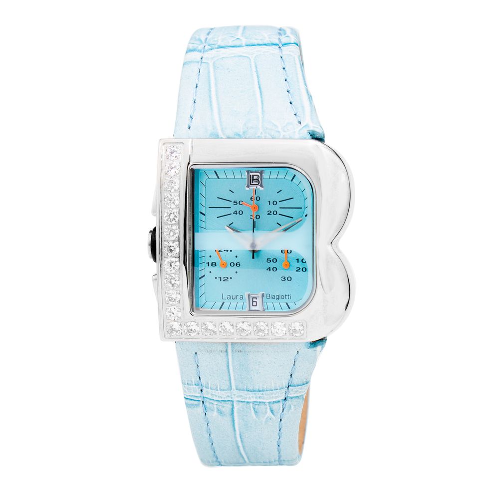 Laura Biagiotti Blue Leather Dress Watch | Regal Royce