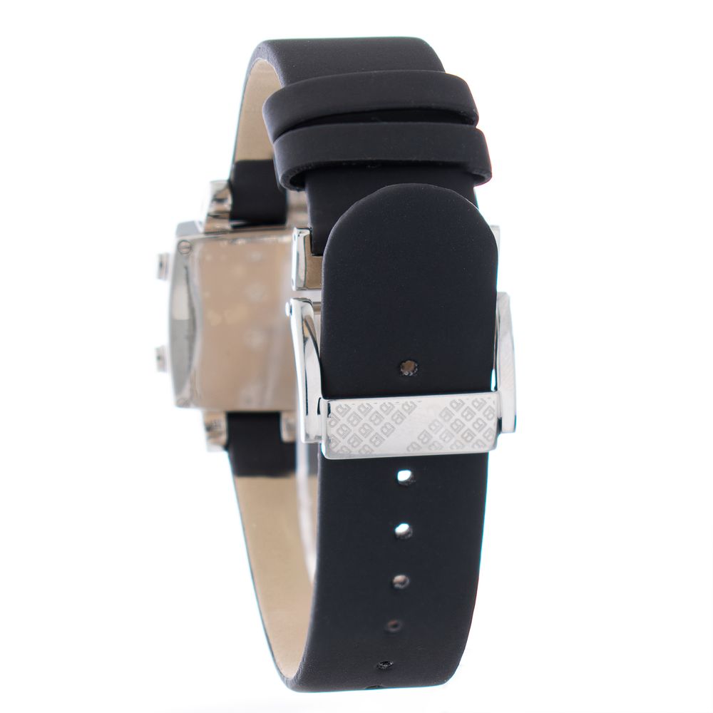 Laura Biagiotti Black Leather Digital Watch | Regal Royce