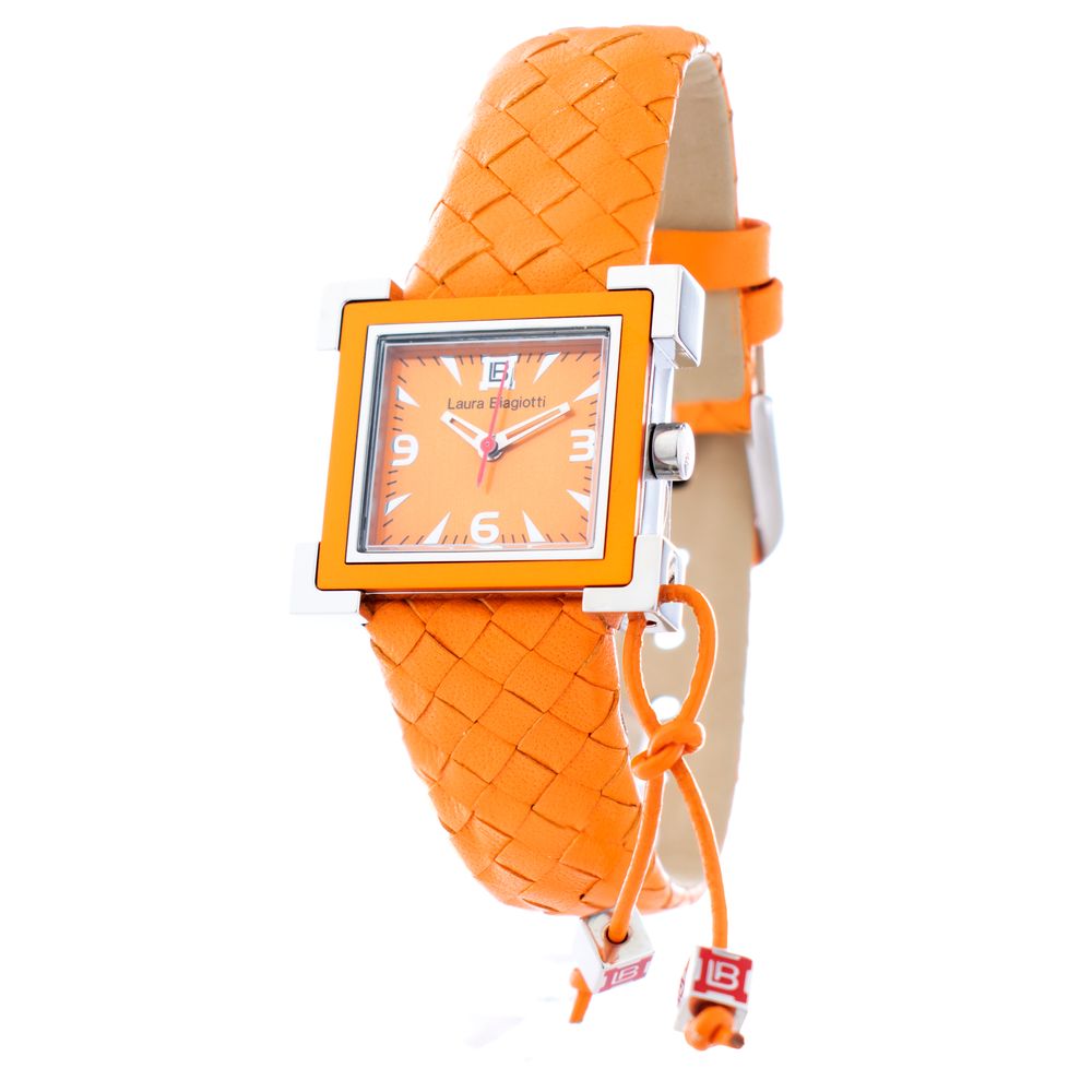 Laura Biagiotti Orange Leather Dress Watch | Regal Royce