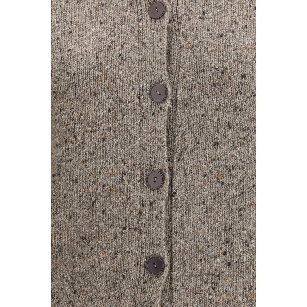 The Row Beige Cashmere Cardigan | Regal Royce