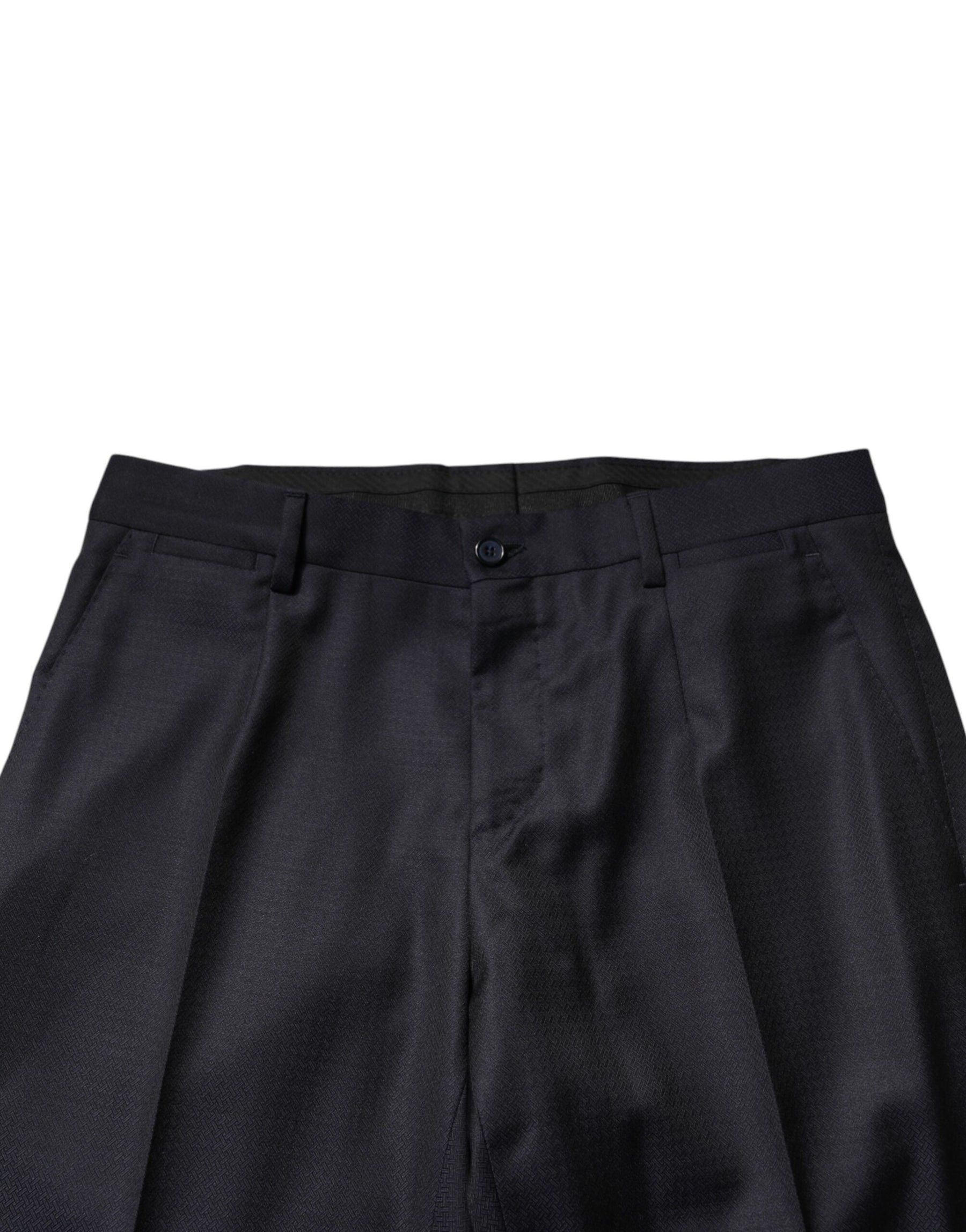 Dolce & Gabbana Black Wool Single Breasted Men 2 Piece Suit | Regal Royce