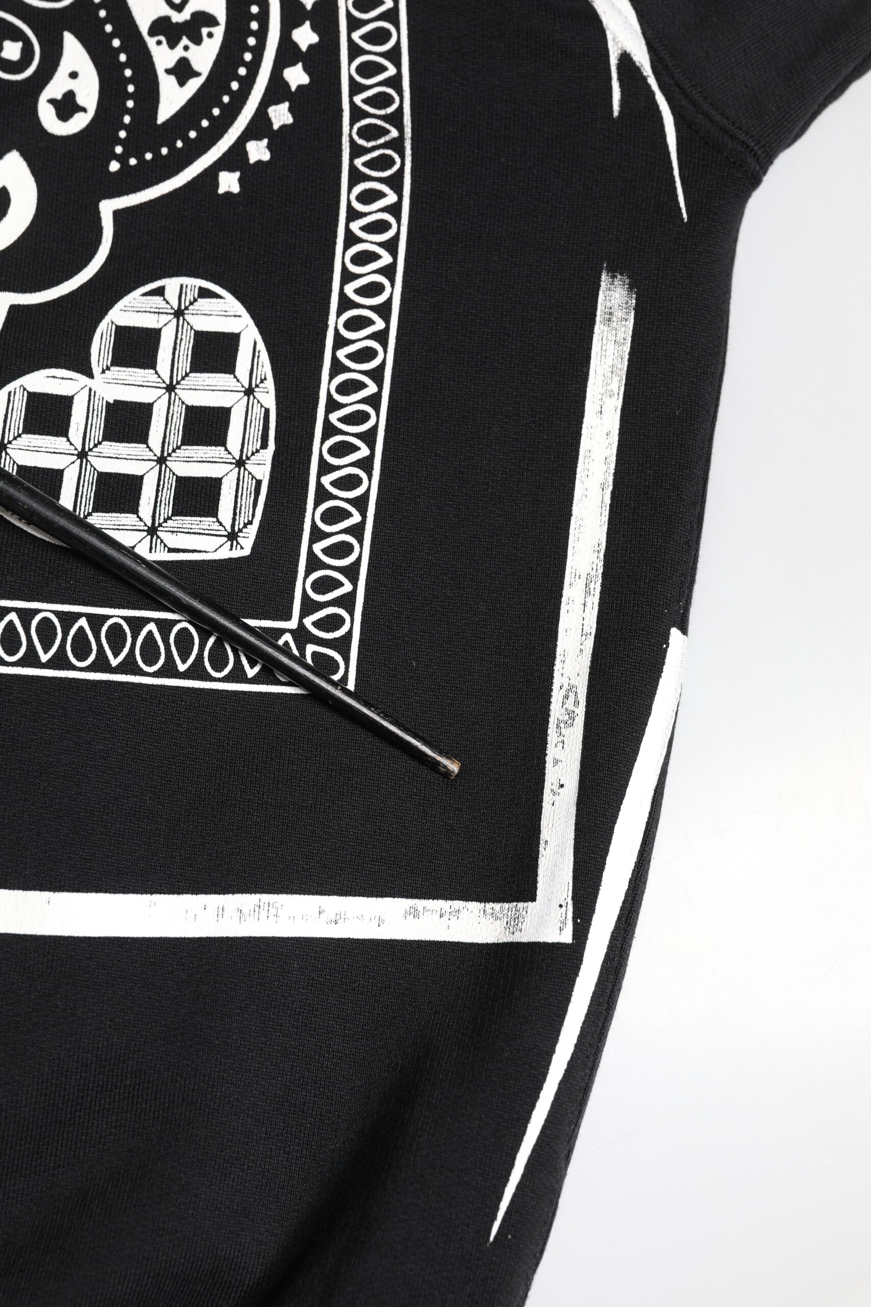 Dolce & Gabbana Black Bandana Hooded Men Sweatshirt Sweater | Regal Royce