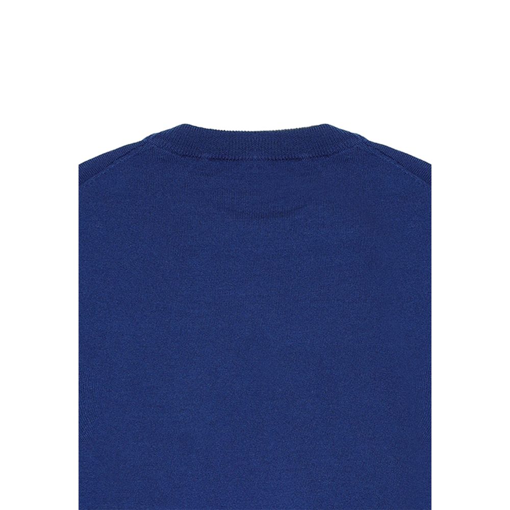 Love Moschino Blue Wool Sweatshirt | Regal Royce