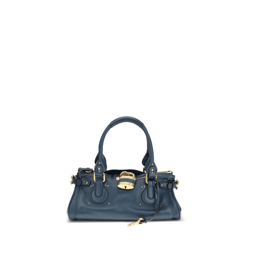 Chloé Blue Calf Leather Bos Taurus Shoulder Bag | Regal Royce