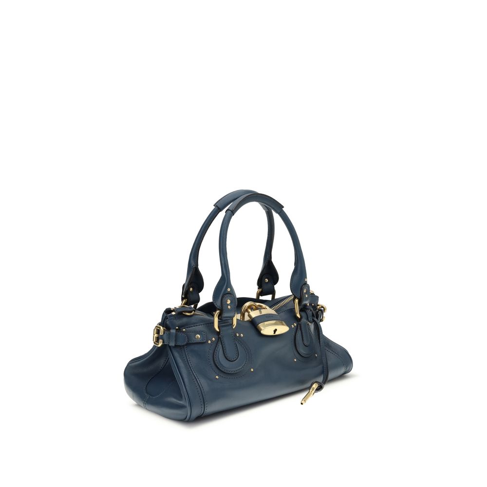 Chloé Blue Calf Leather Bos Taurus Shoulder Bag | Regal Royce