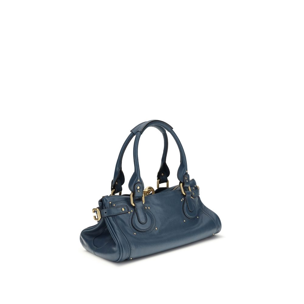 Chloé Blue Calf Leather Bos Taurus Shoulder Bag