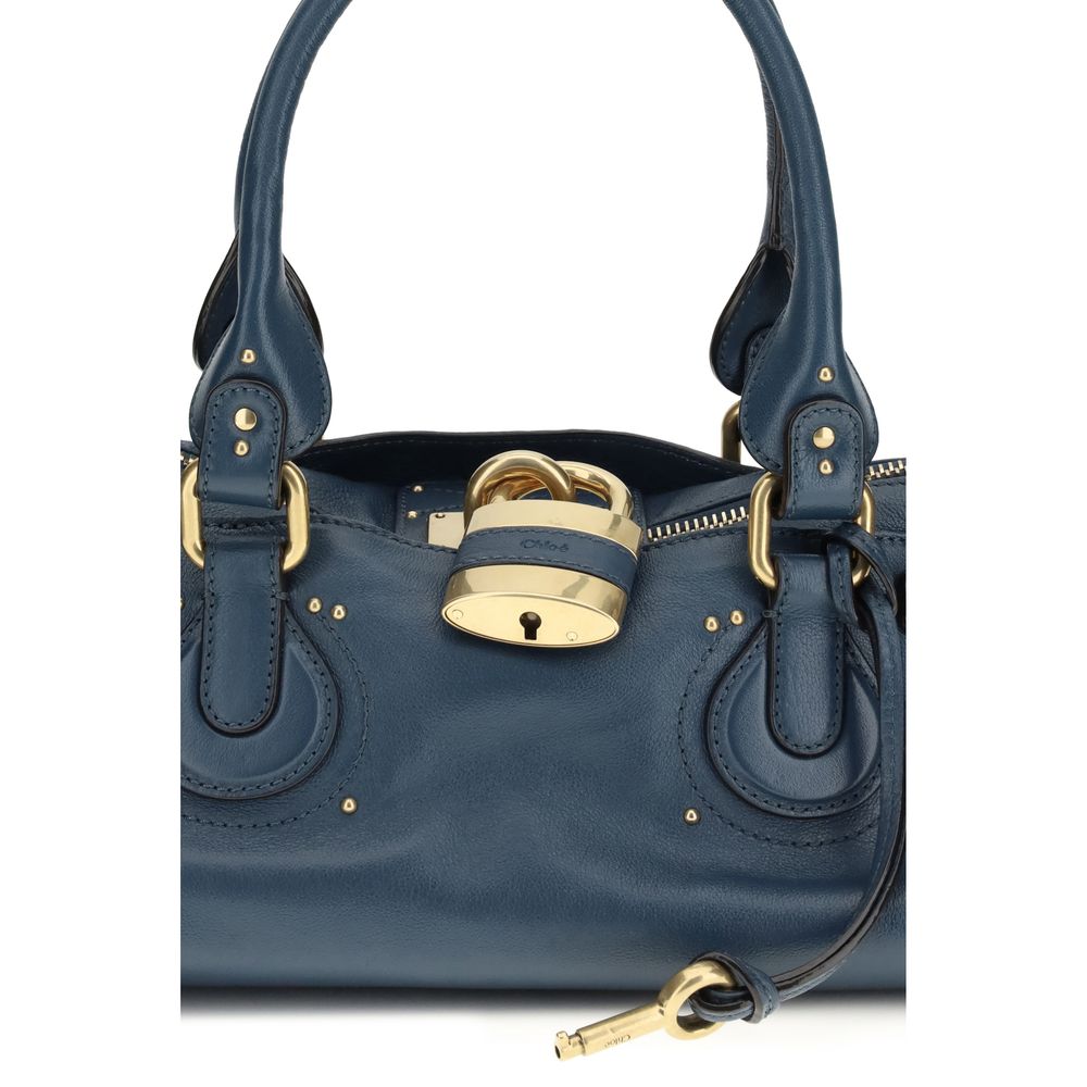 Chloé Blue Calf Leather Bos Taurus Shoulder Bag | Regal Royce
