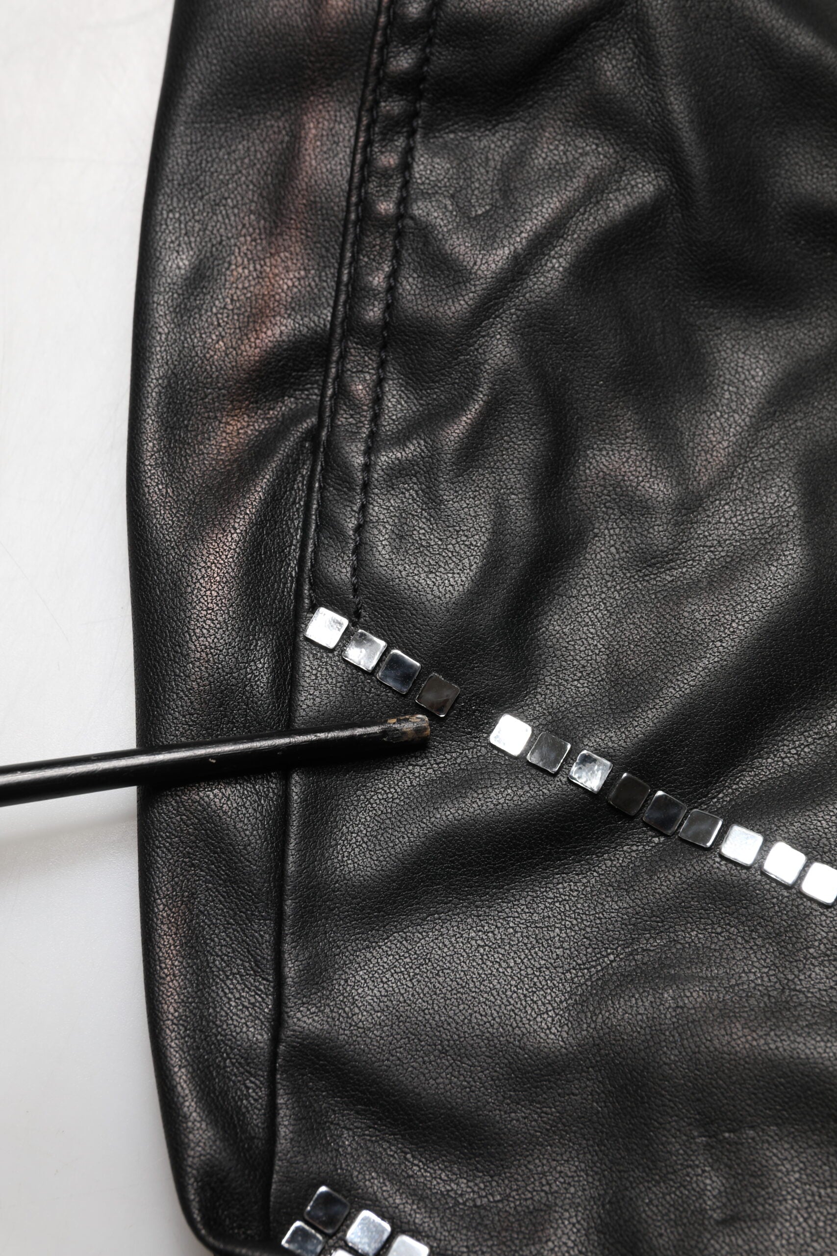 Philosophy di Lorenzo Serafini Black Embellished Tapered  Pants | Regal Royce