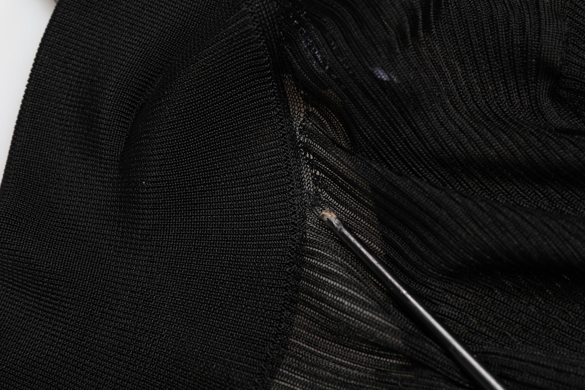 Dolce & Gabbana Black Viscose Turtle Neck Pullover Top | Regal Royce