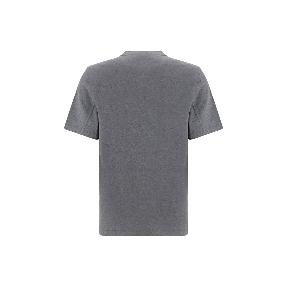 Brunello Cucinelli Gray Cotton T-Shirt | Regal Royce
