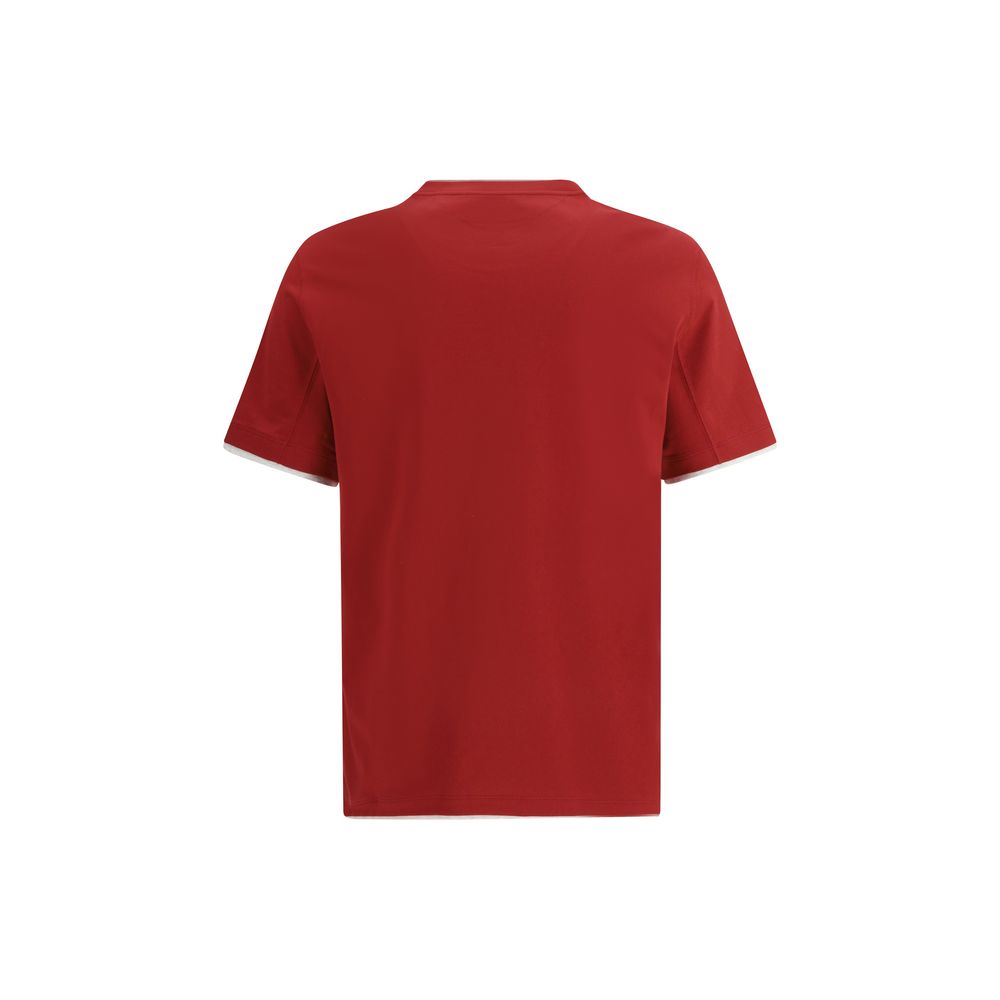 Brunello Cucinelli Multicolor Cotton T-Shirt | Regal Royce