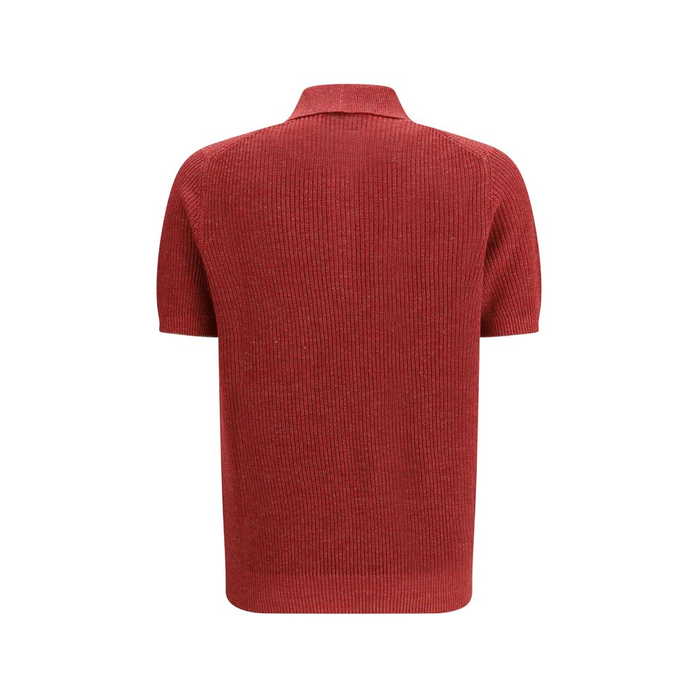 Brunello Cucinelli Multicolor Cotton Polo Shirt | Regal Royce