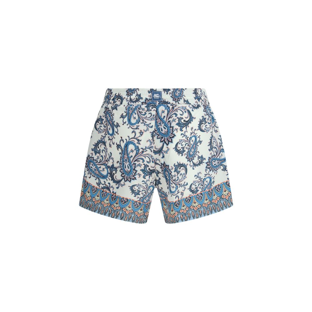 Etro Multicolor Polyester Short And Mini Shorts | Regal Royce
