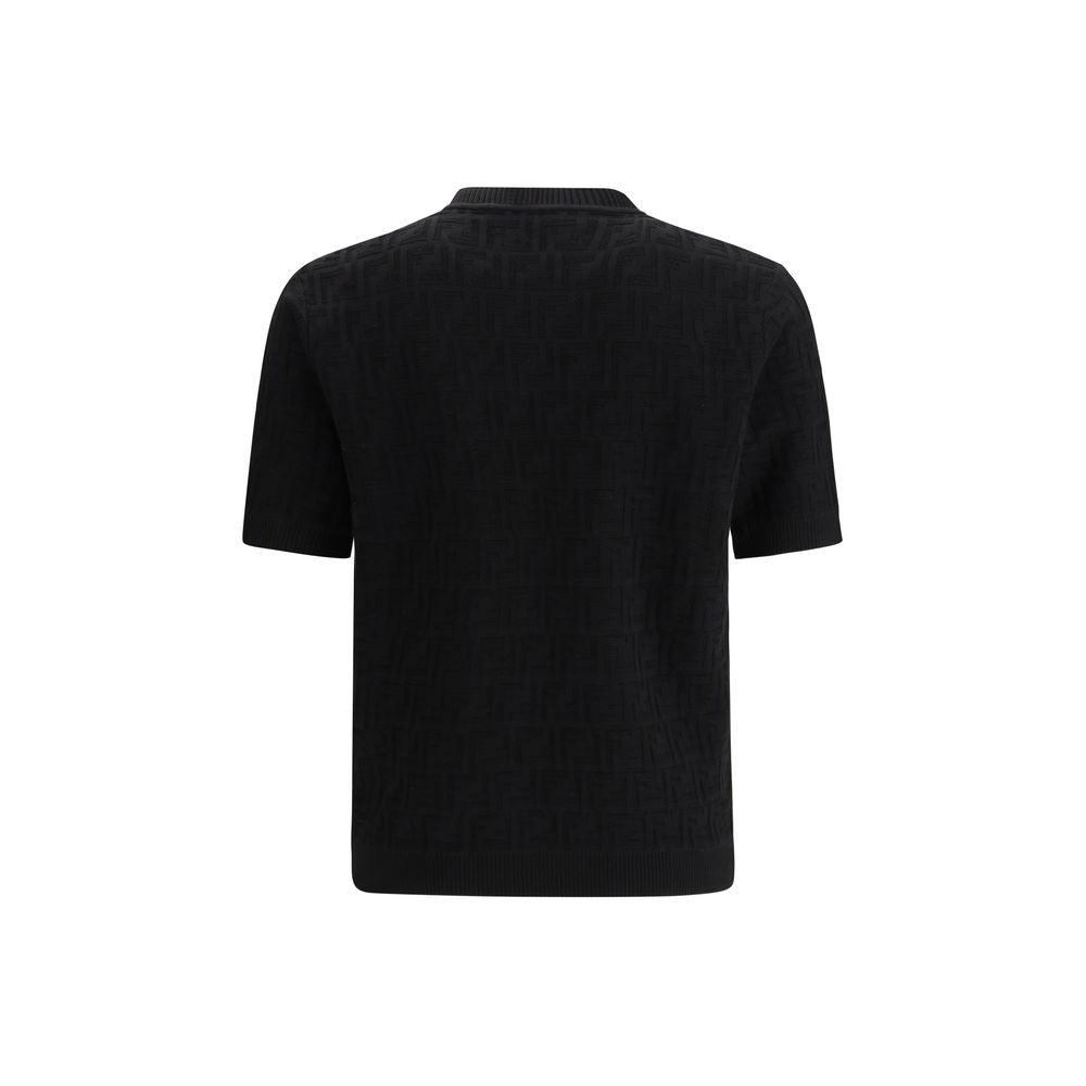 Fendi Black Cotton T-Shirt | Regal Royce