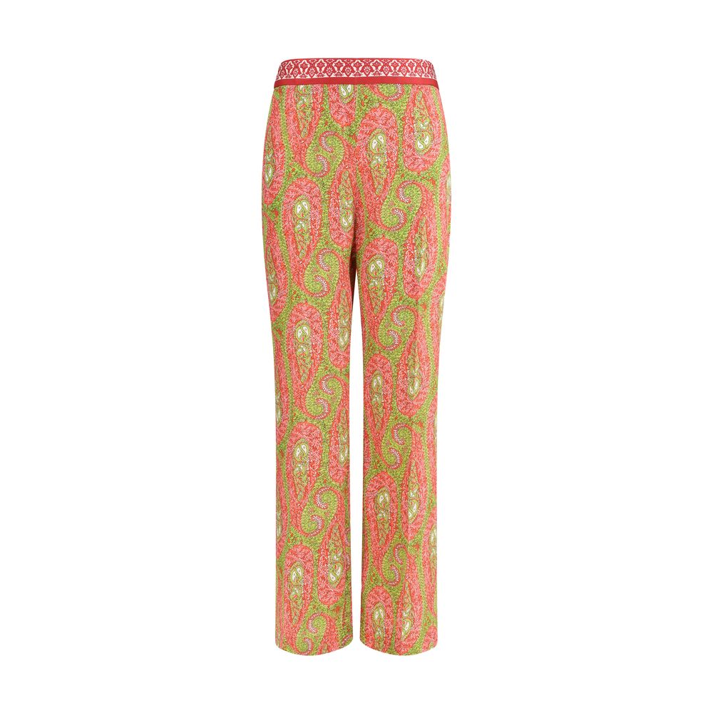 Etro Multicolor Polyester Pants | Regal Royce