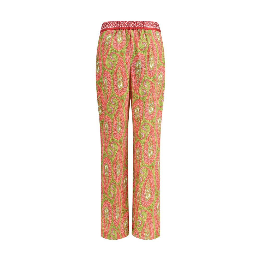 Etro Multicolor Polyester Pants | Regal Royce