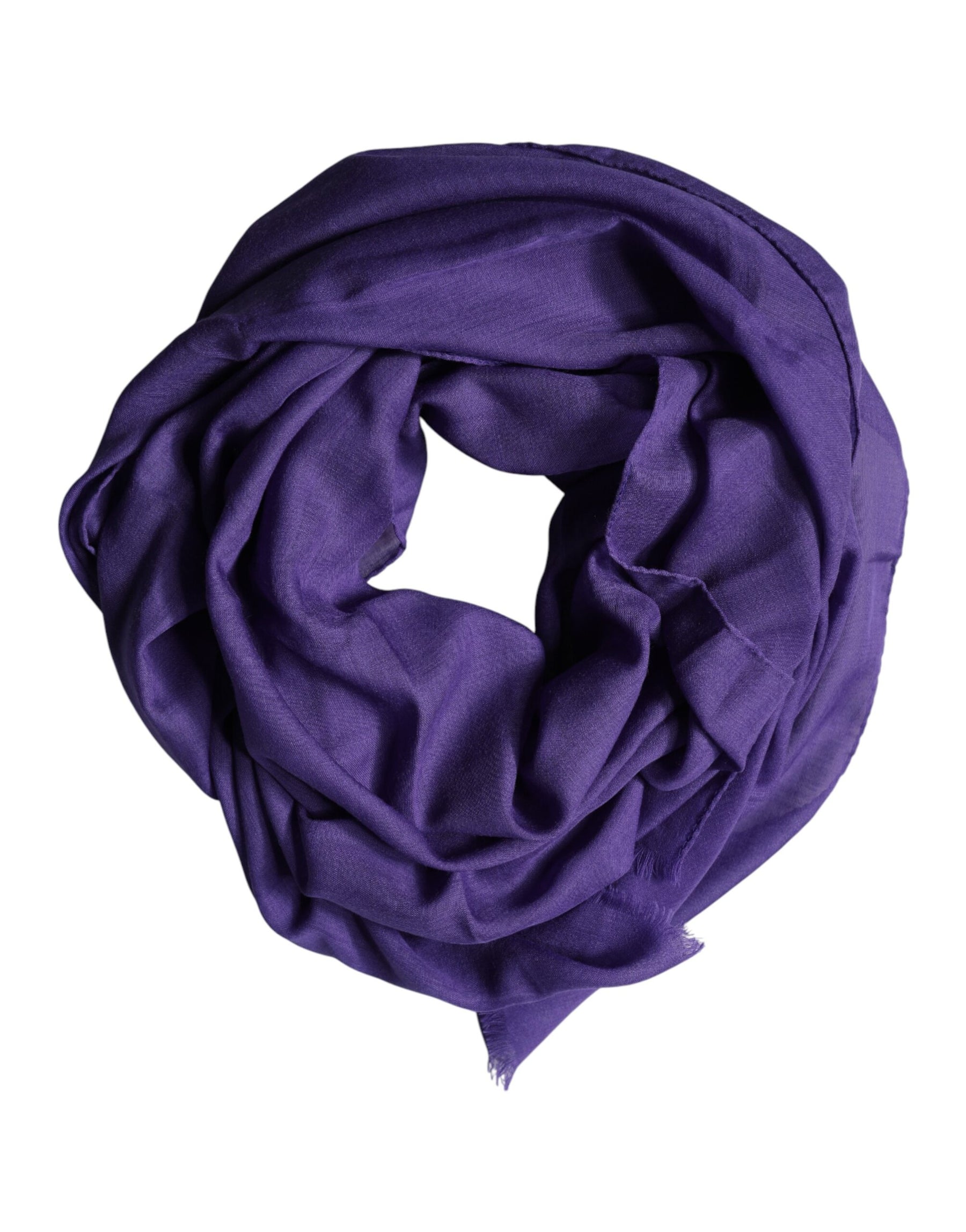 Dolce & Gabbana Purple Lace Stole Cotton Wrap Shawl Scarf | Regal Royce