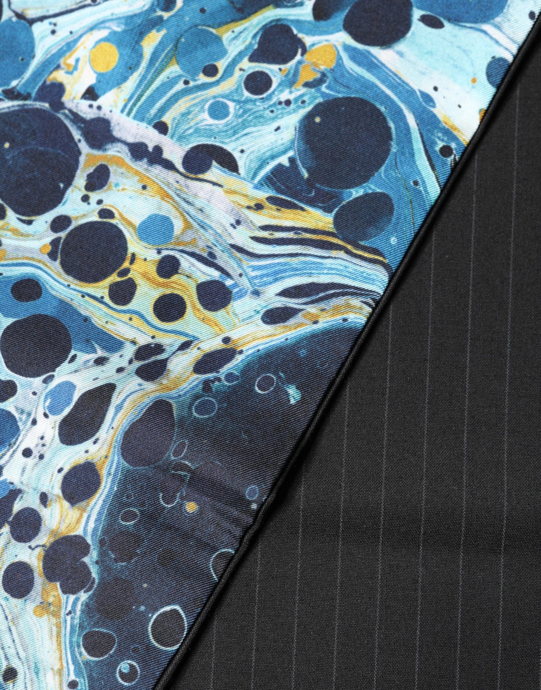 Dolce & Gabbana Multicolor Marble Neck Wrap Foulard Scarf | Regal Royce