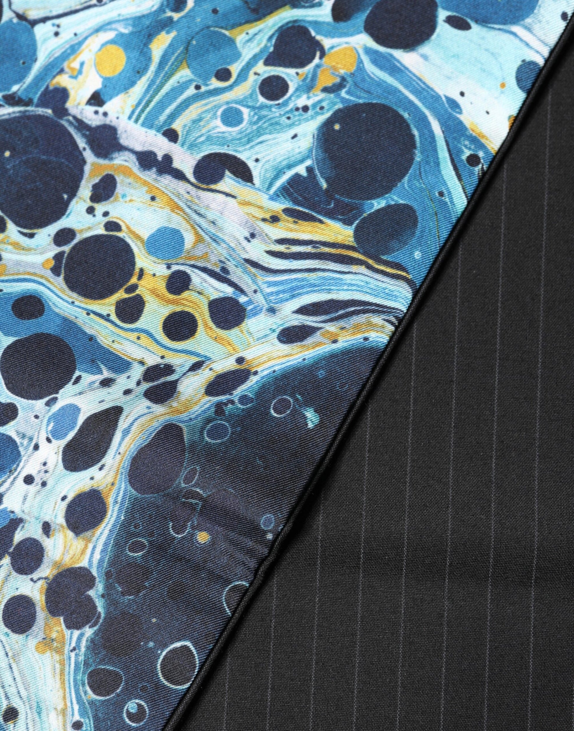 Dolce & Gabbana Multicolor Marble Neck Wrap Foulard Scarf | Regal Royce