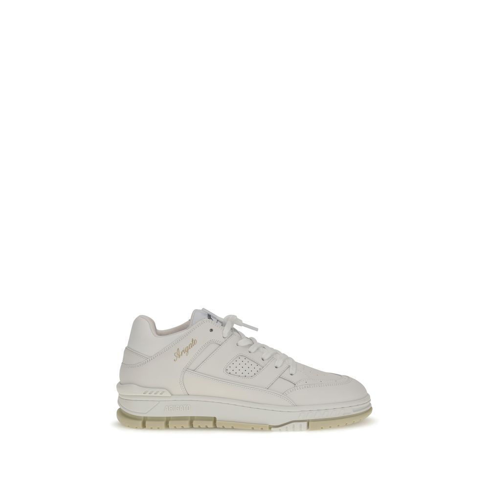 Axel Arigato White Calf Leather Bos Taurus Low Top Sneakers | Regal Royce