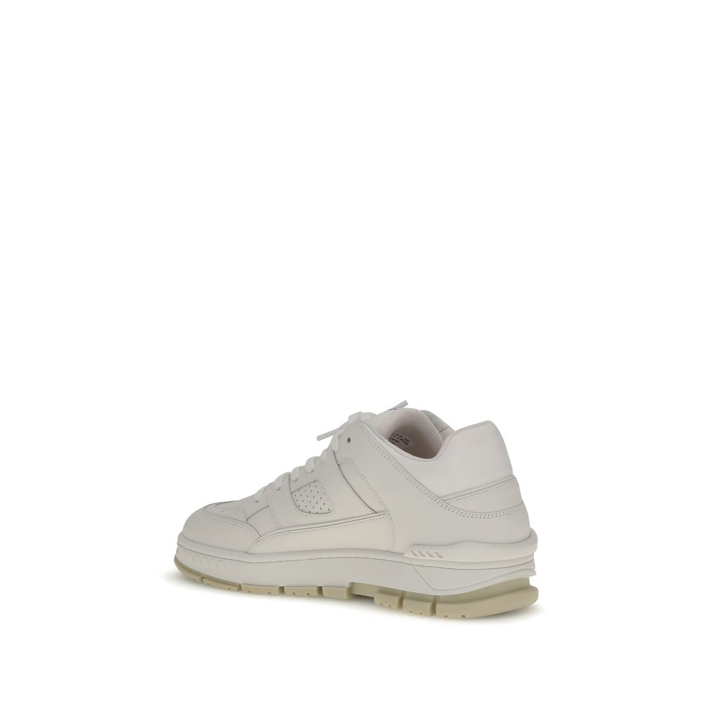 Axel Arigato White Calf Leather Bos Taurus Low Top Sneakers | Regal Royce