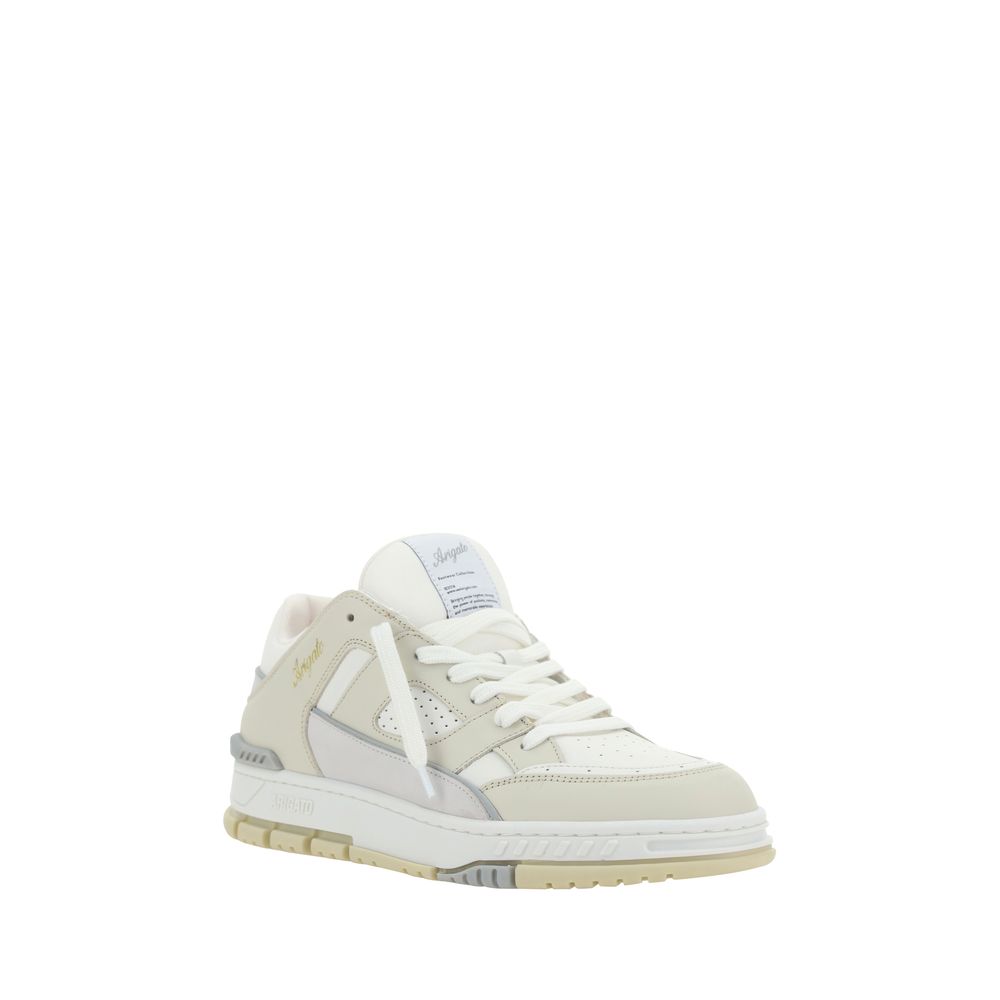 Axel Arigato White Calf Leather Bos Taurus Low Top Sneakers | Regal Royce