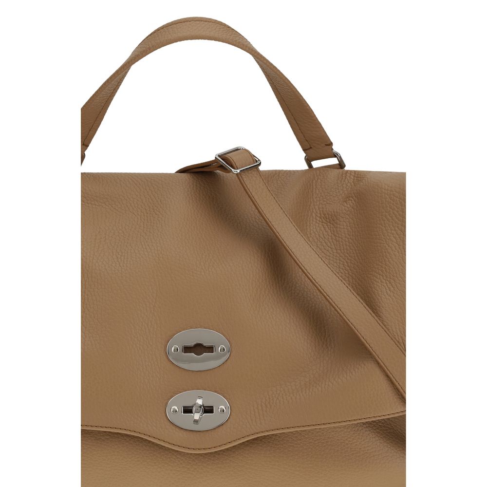Zanellato Brown Calf Leather Bos Taurus Shoulder Bag | Regal Royce