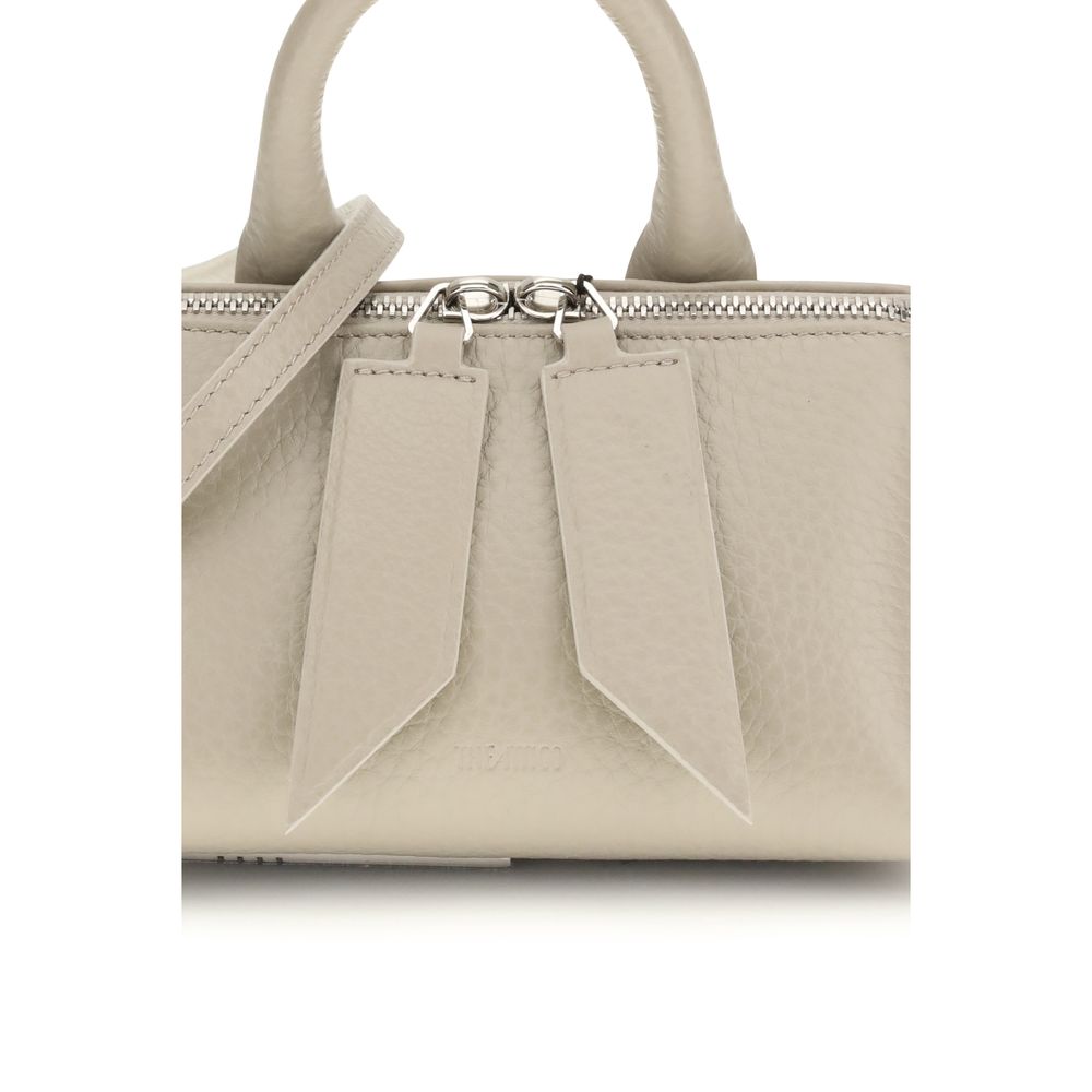 The Attico Beige Calf Leather Bos Taurus Shoulder Bag