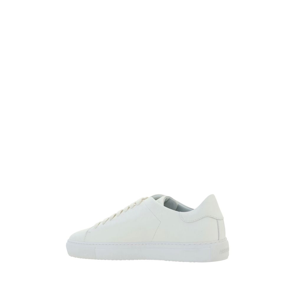 Axel Arigato White Calf Leather Bos Taurus Low Top Sneakers | Regal Royce