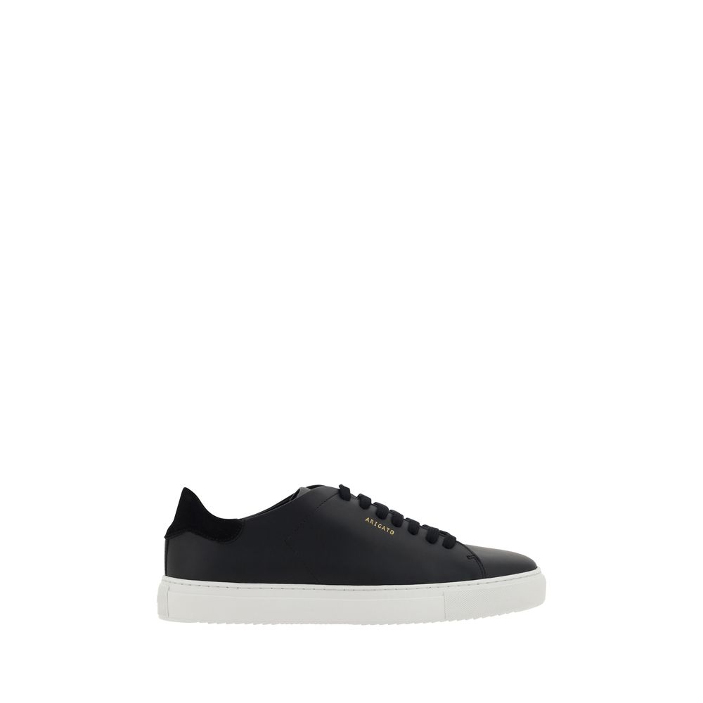 Axel Arigato Black Calf Leather Bos Taurus Low Top Sneakers | Regal Royce