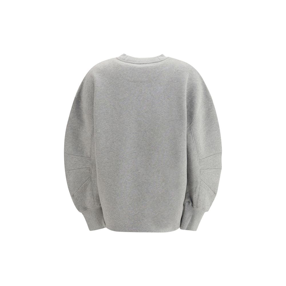 The Attico Gray Cotton Sweatshirt | Regal Royce