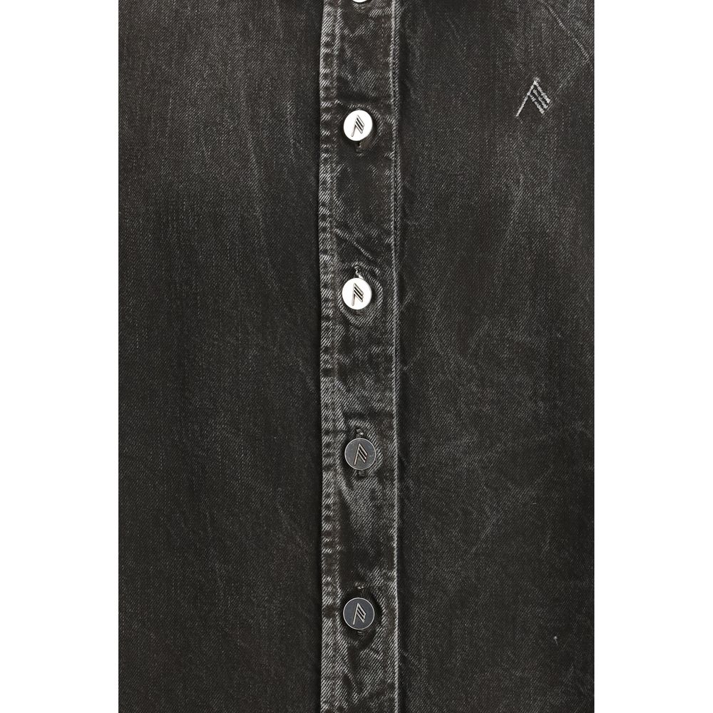 The Attico Black Denim Shirt | Regal Royce