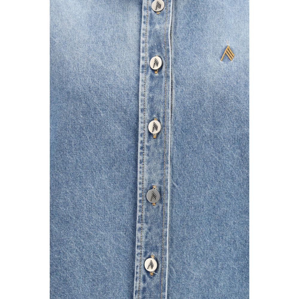 The Attico Light Blue Denim Shirt | Regal Royce