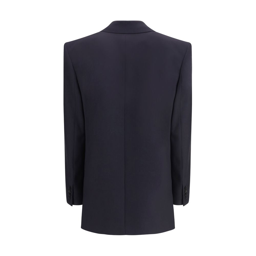 Saint Laurent Blue Wool Coat | Regal Royce