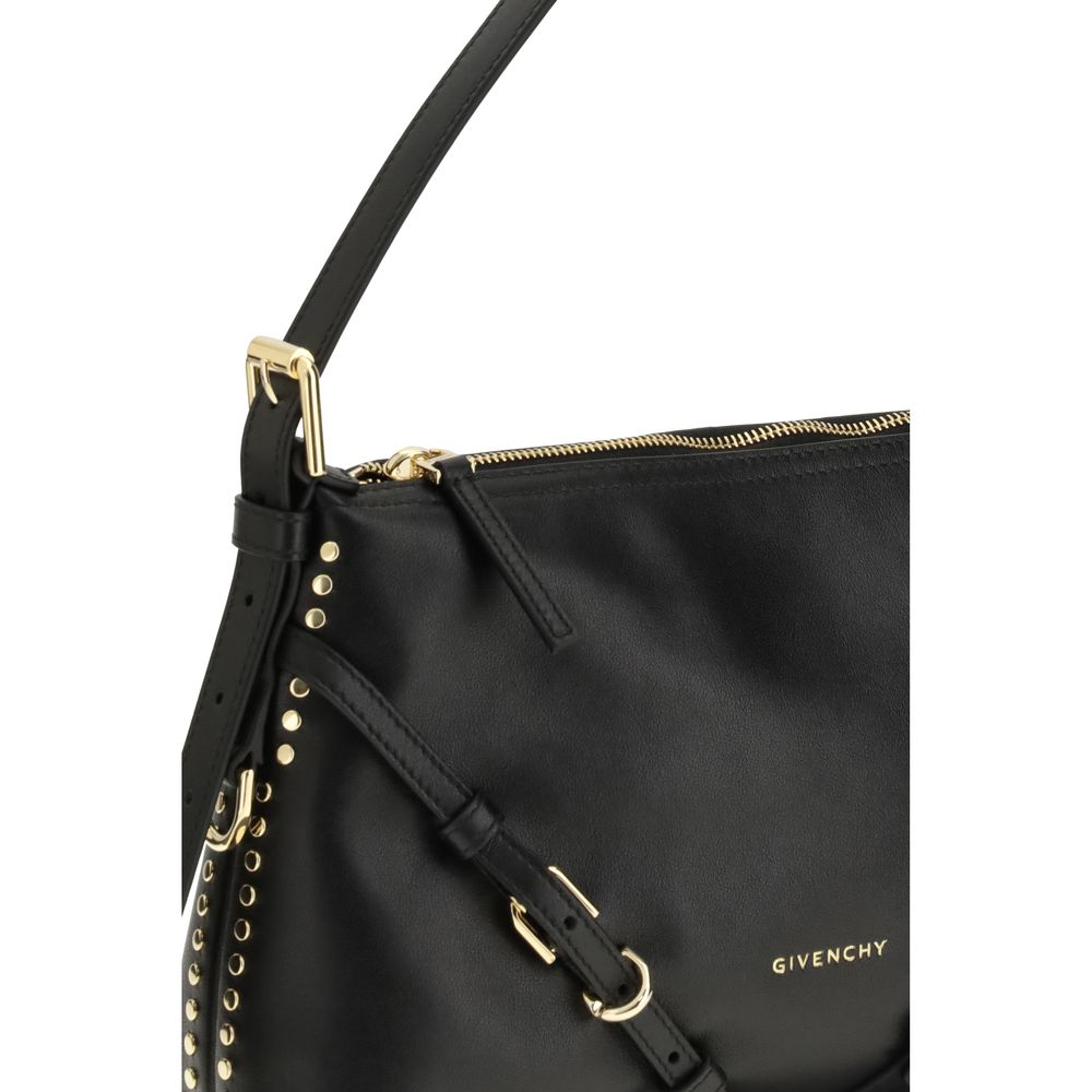 Givenchy Black Calf Leather Bos Taurus Shoulder Bag | Regal Royce
