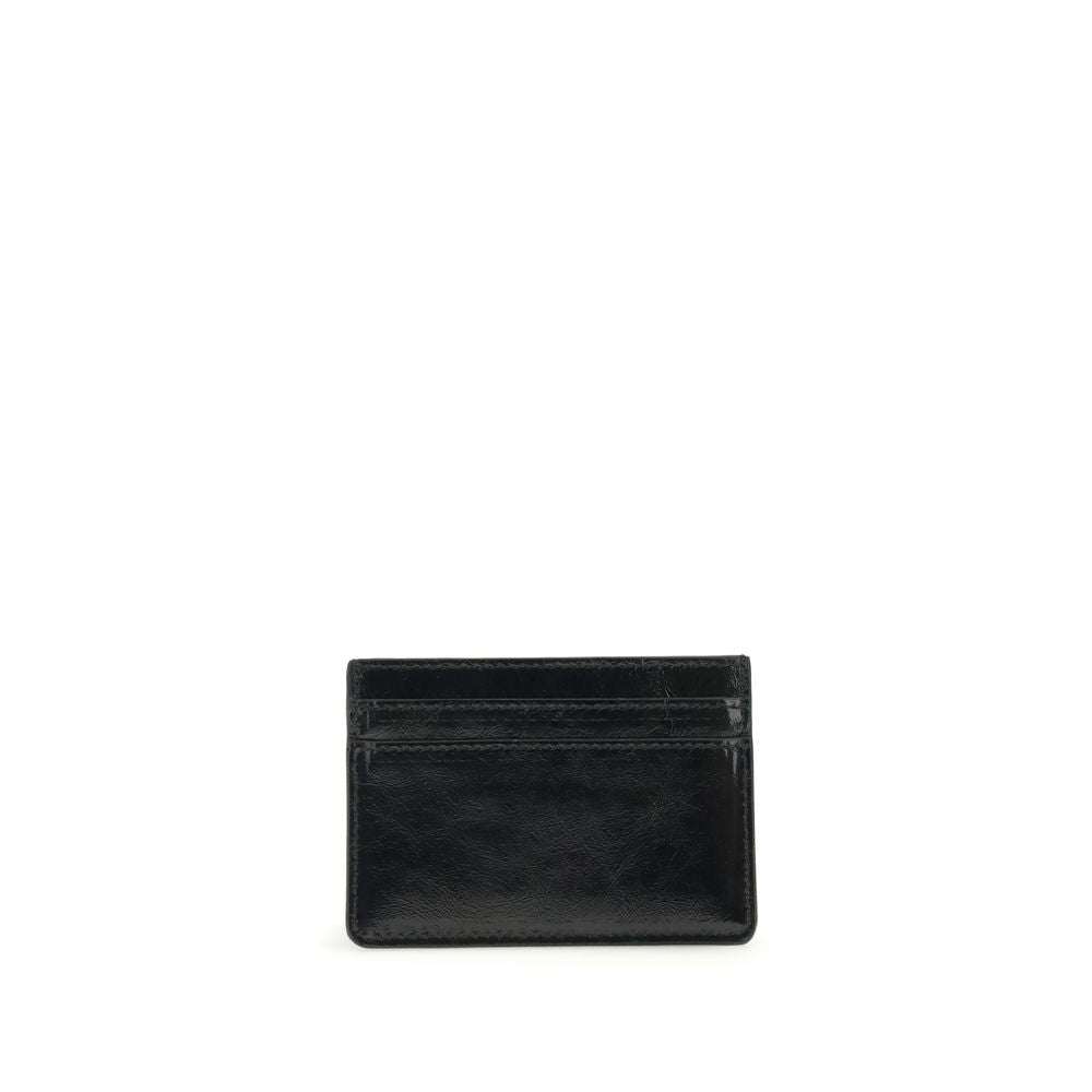 Marine Serre Black Calf Leather Bos Taurus Wallet | Regal Royce