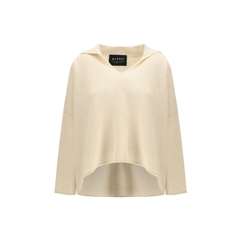 Alanui Beige Cashmere Cashmere Sweater | Regal Royce